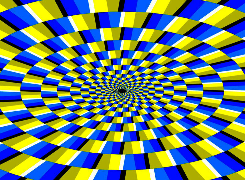 spiral optical illusion