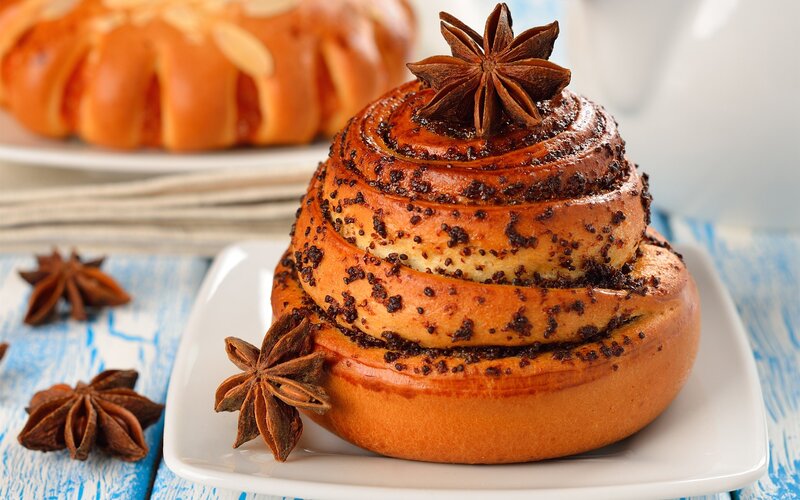 Spiral Pastry with Star Anise