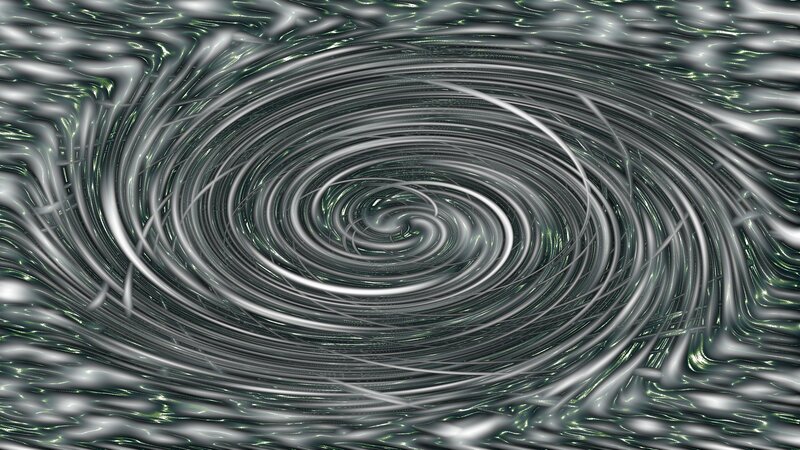 Spiral Pattern of Metallic Lines