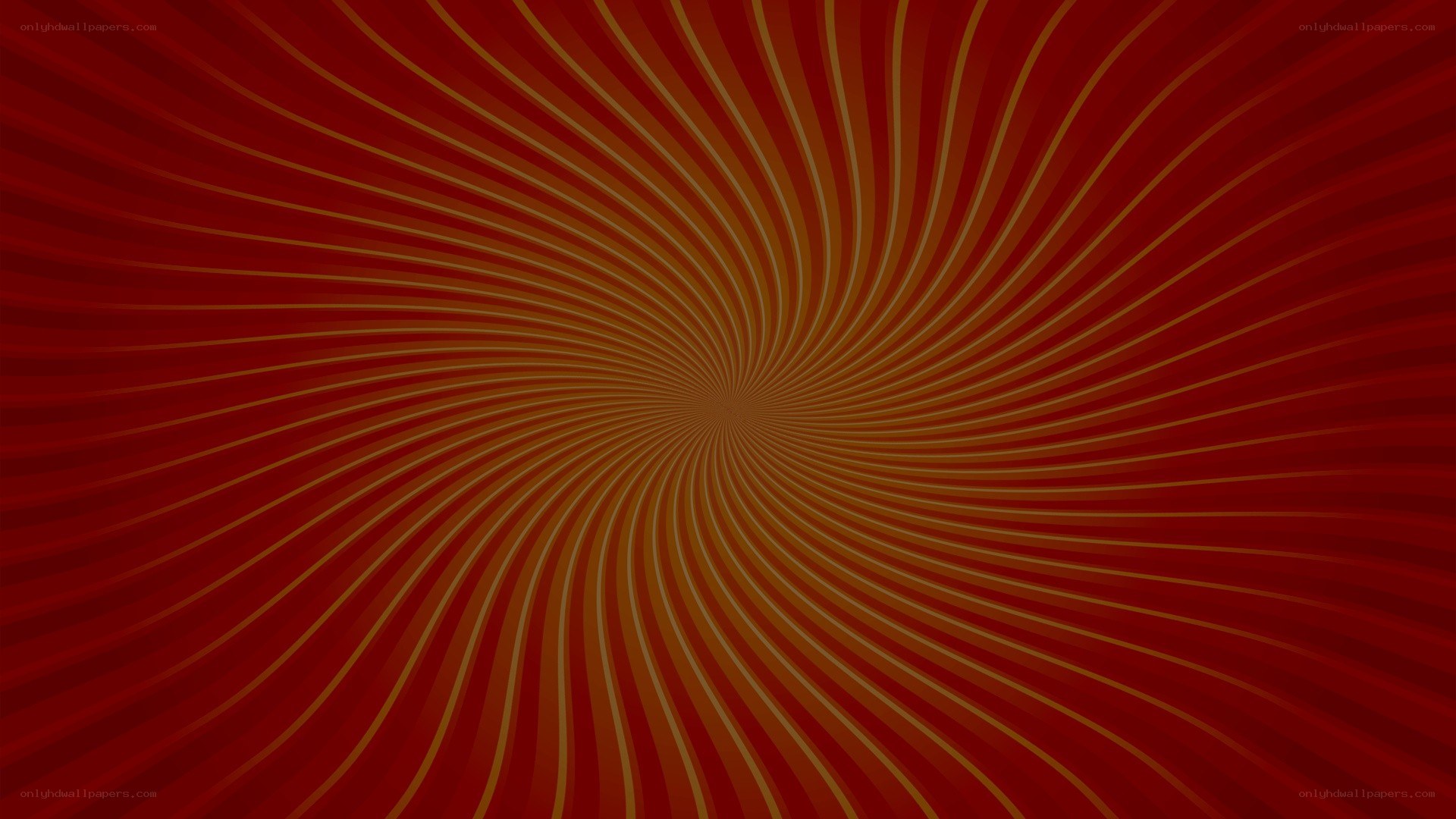 spiral pattern with red and gold lines