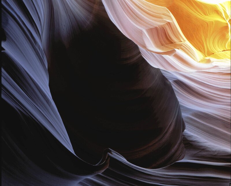 Spiral sandstone formations