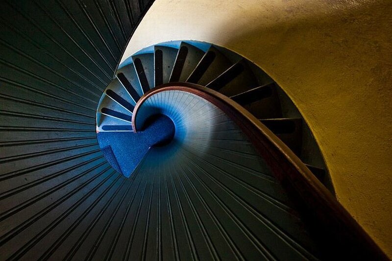 Spiral Staircase — Blue