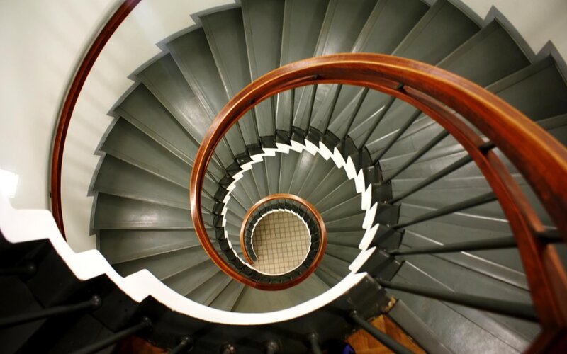 Spiral Staircase — Brown, Calm