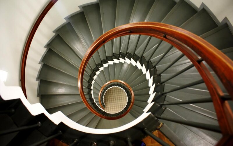 Spiral Staircase — Brown
