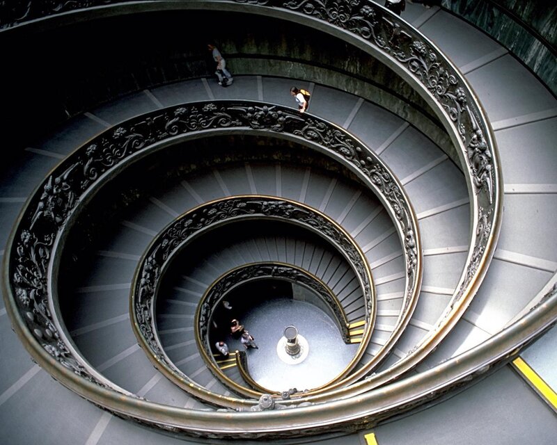 Spiral Staircase in Museum