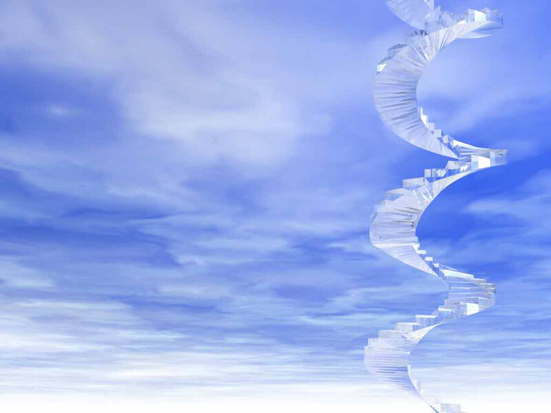Spiral Staircase in Sky
