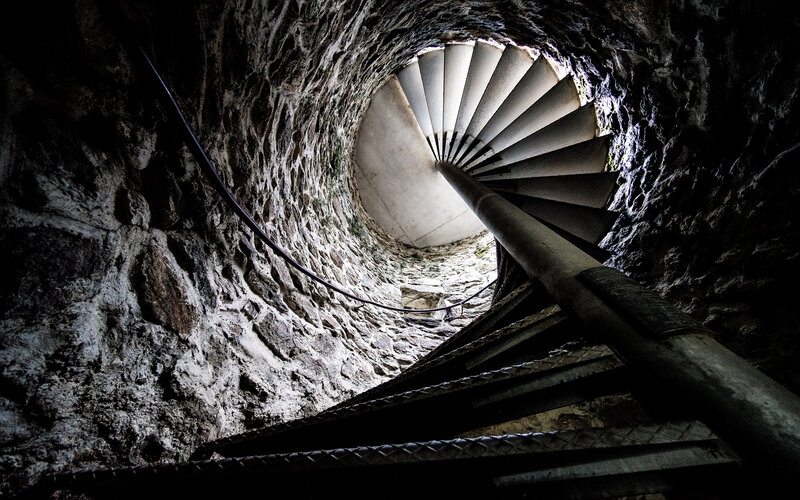 Spiral Staircase in Stone