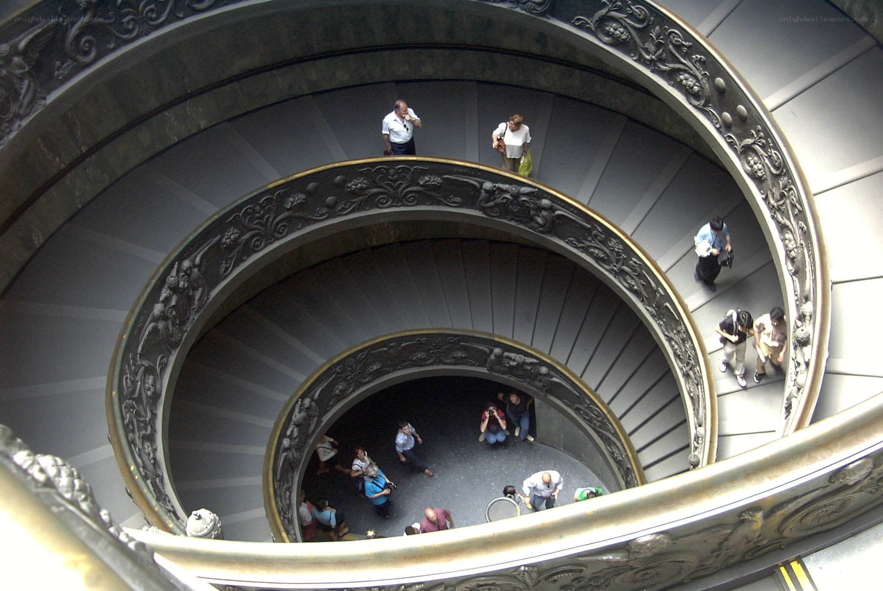 Spiral staircase in Vatican Museums