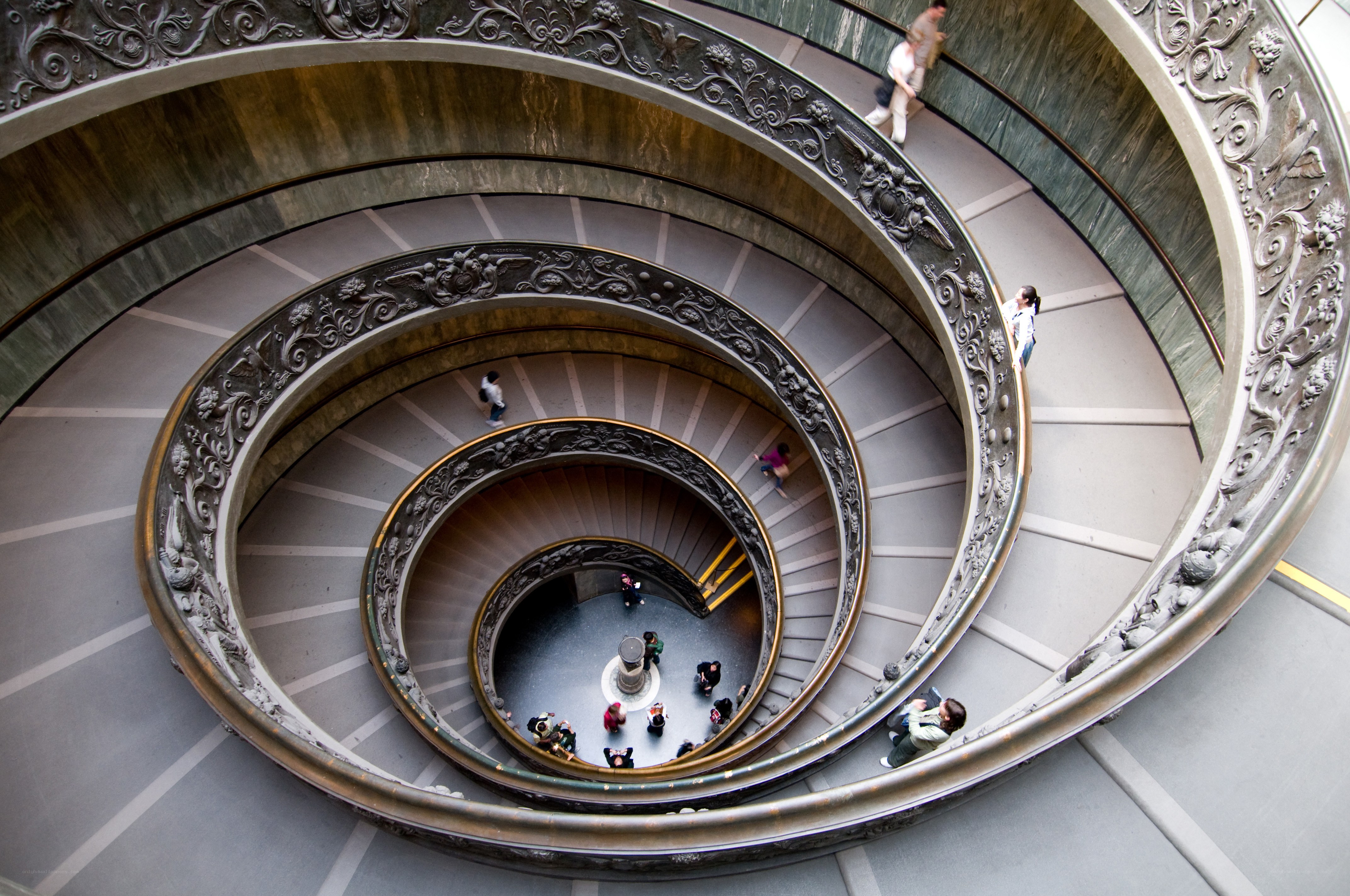 Spiral staircase in Vatican Museums