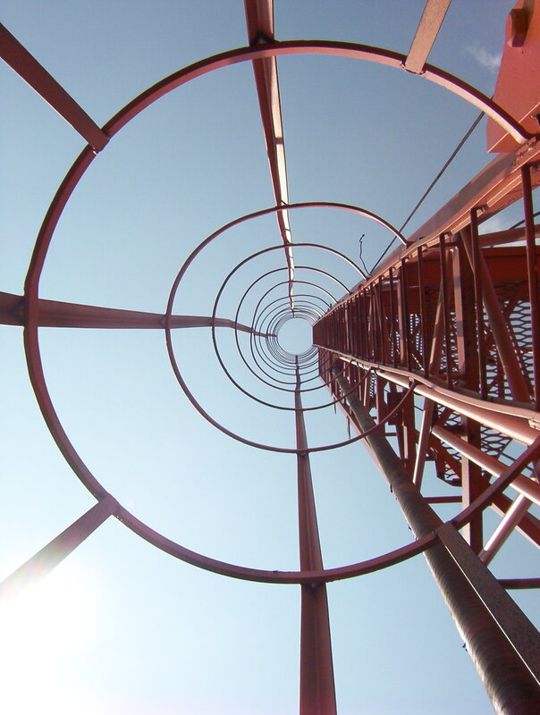 spiral staircase of a tower