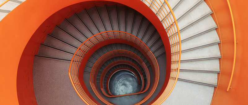 Spiral Staircase — Orange