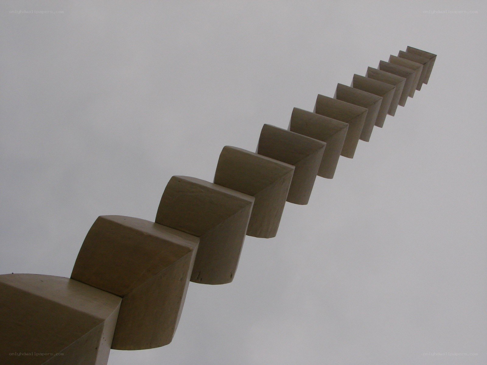 Spiral staircase sculpture