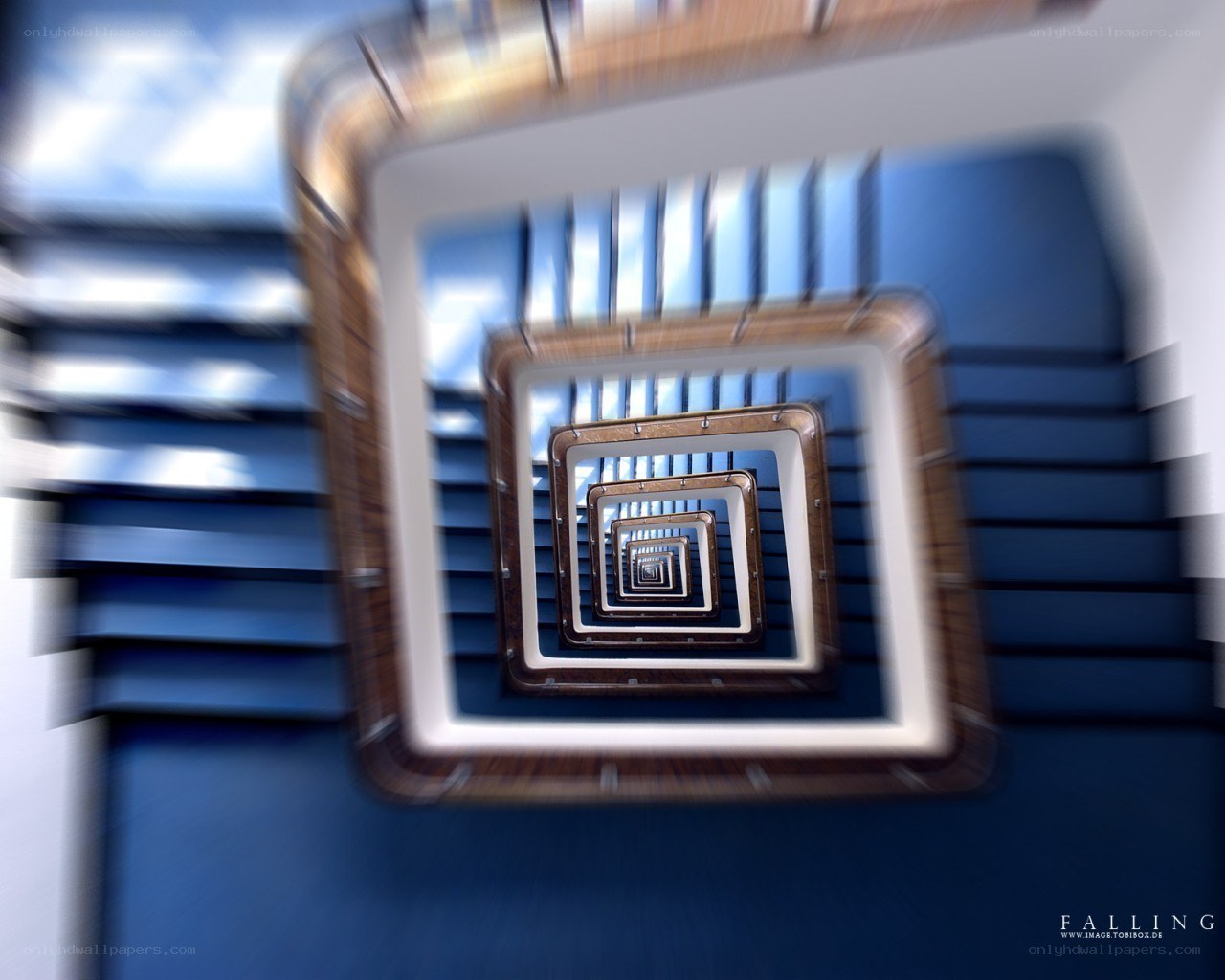 Spiral staircase tunnel