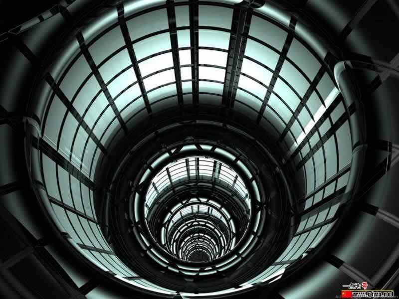 spiral tunnel from below