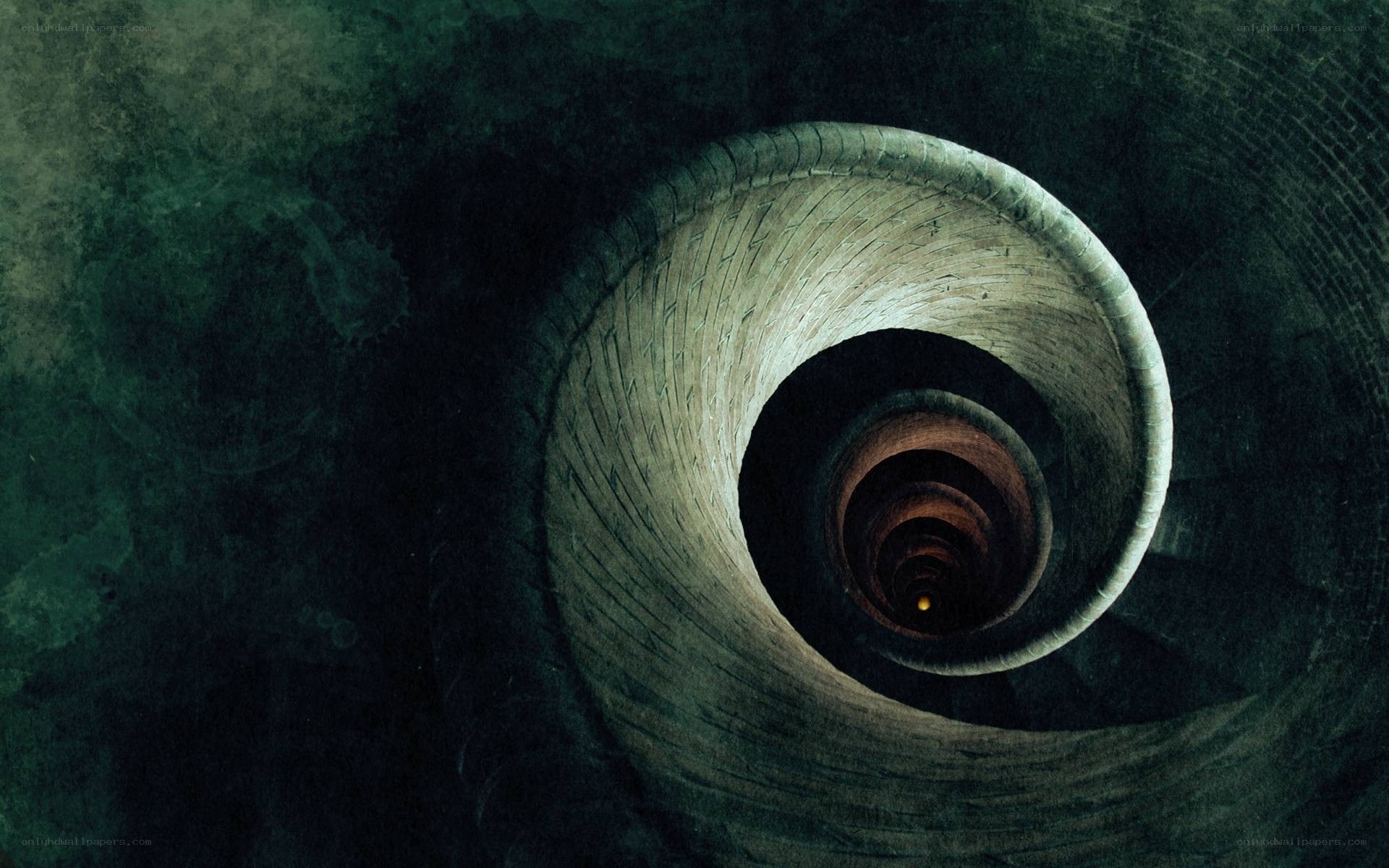 spiral tunnel interior