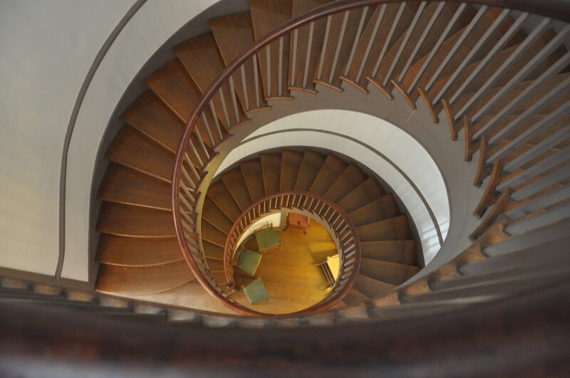 Spiral Wooden Staircase