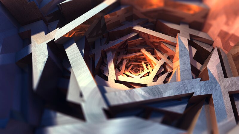 Spiral Wooden Structure