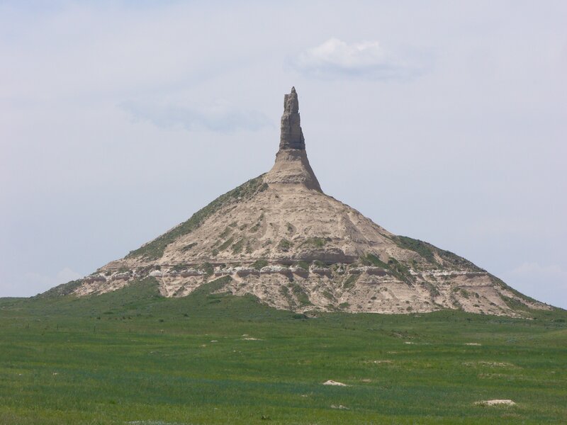 Spire Rock Formation — Green