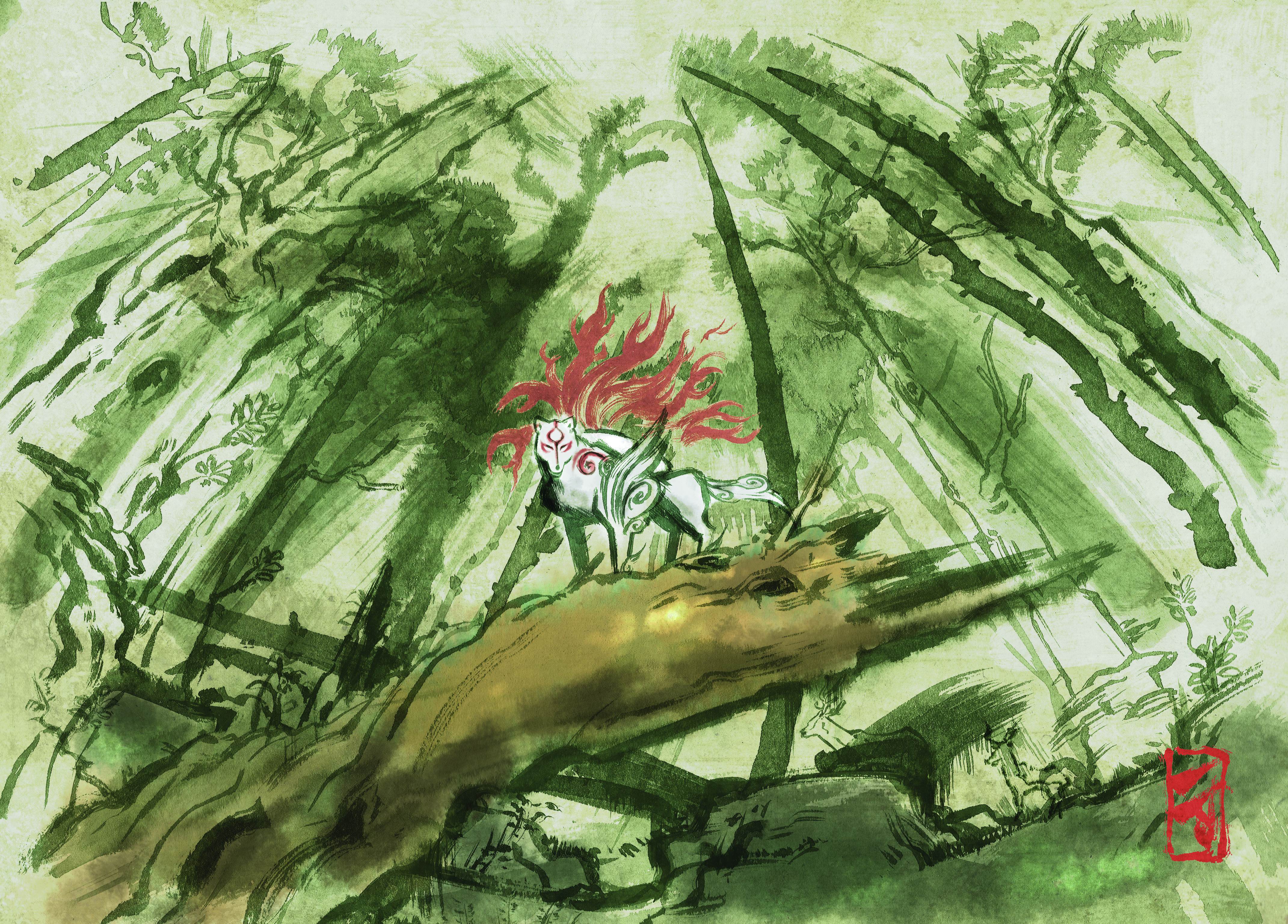 spirit fox in forest