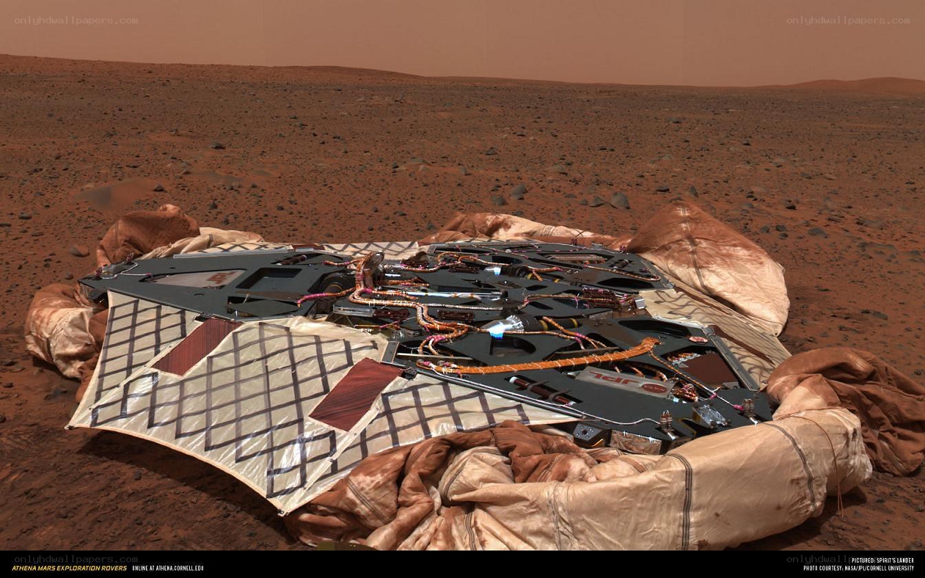 Spirit rover on Mars