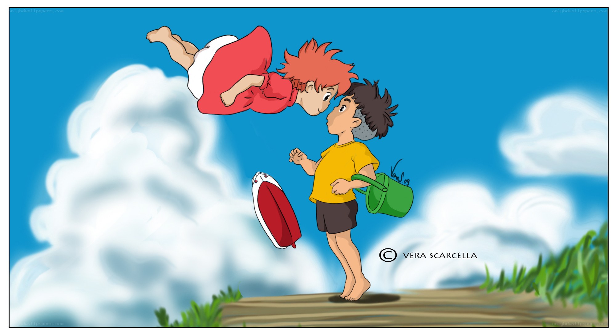 Spirited Away beach scene