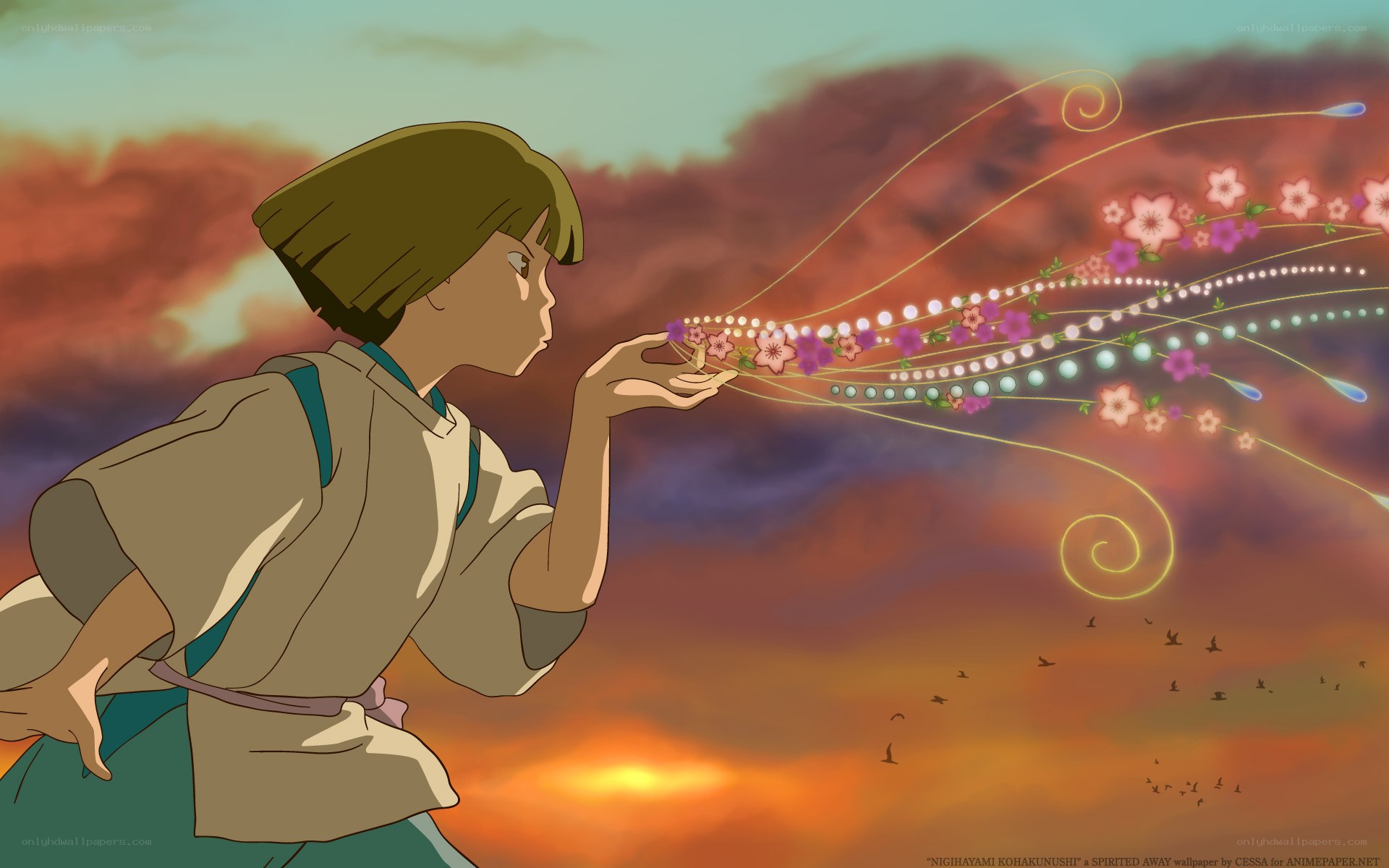 Spirited Away character scene