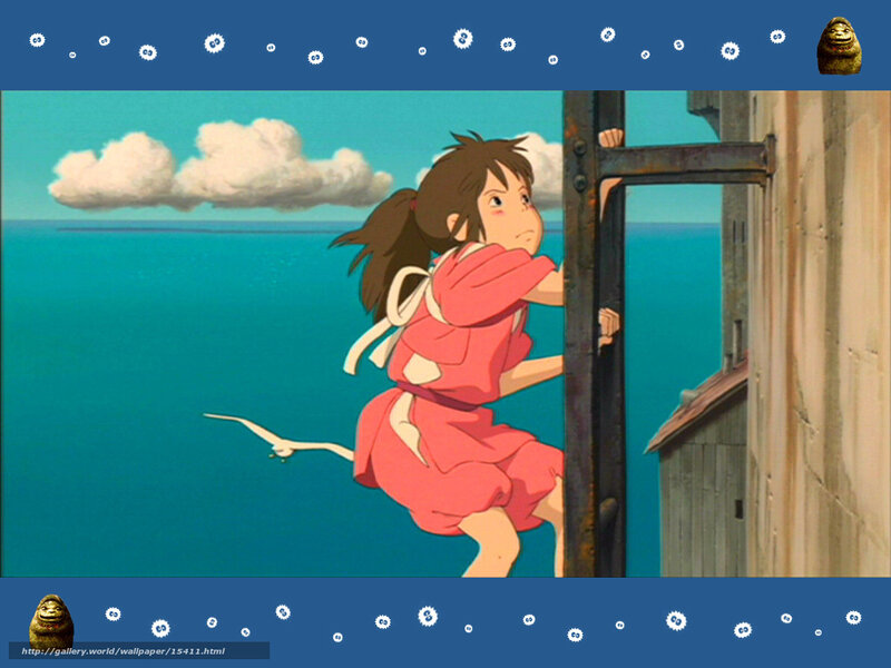 Spirited Away girl climbing