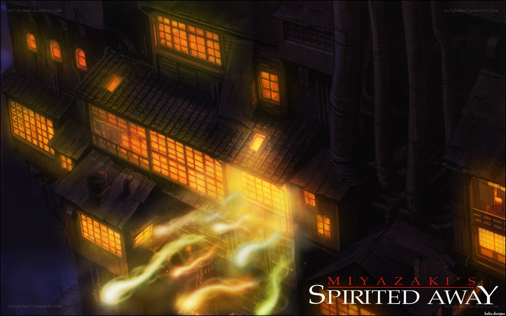 Spirited Away movie scene