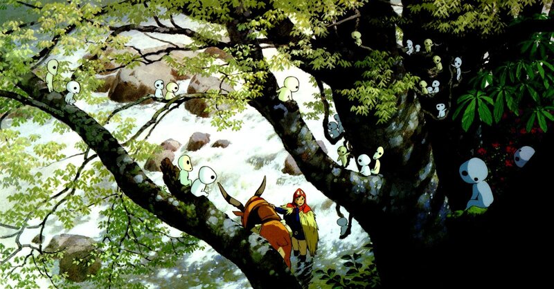spirited away river scene