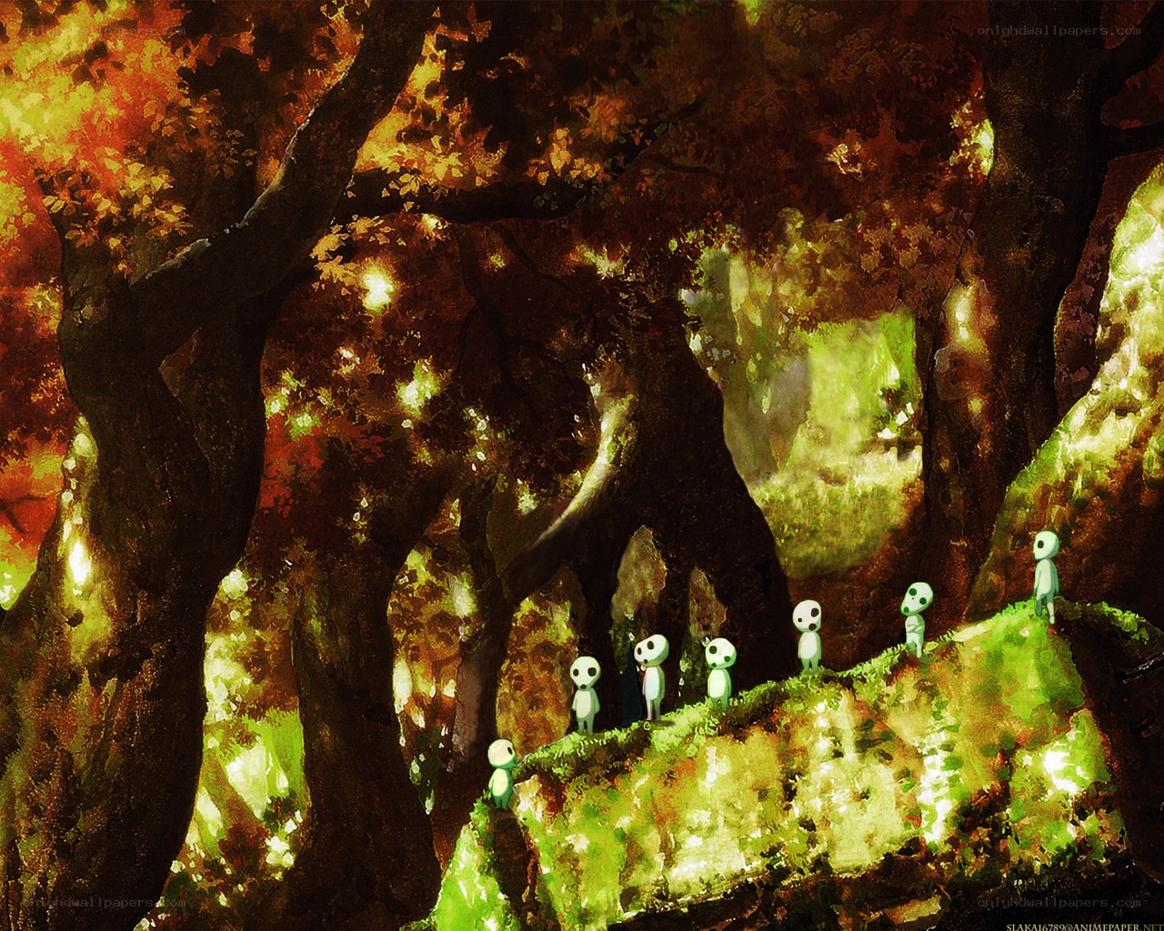 spirits in a forest