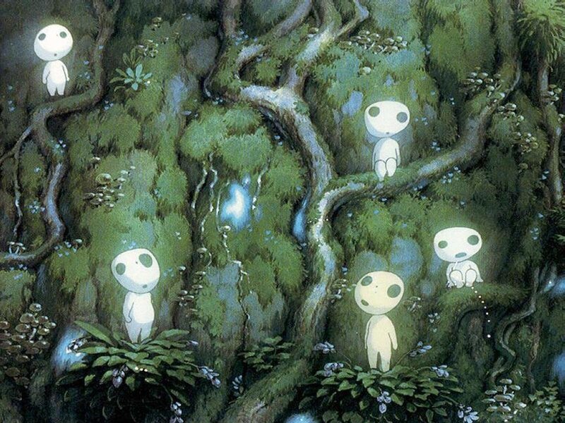 Spirits in a Forest — Green