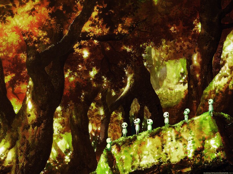 Spirits on a Mossy Path