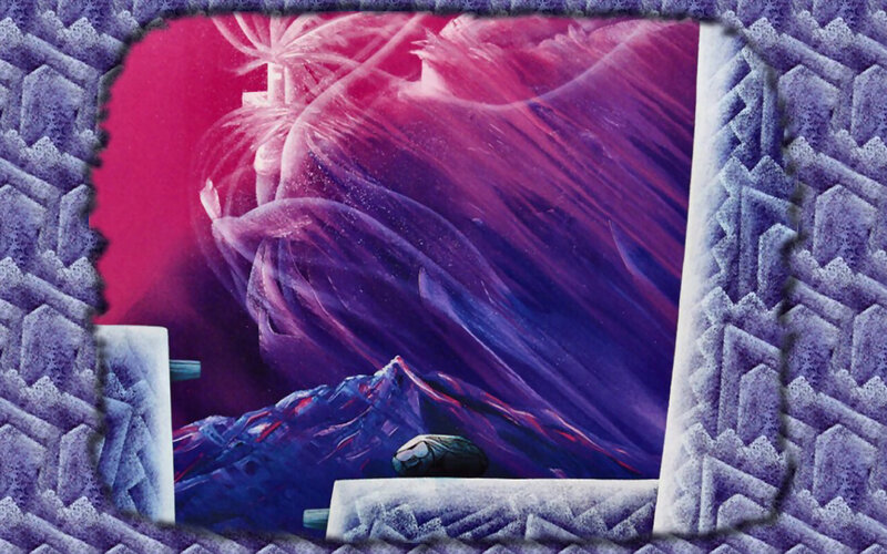 Spiritual Figure in Purple