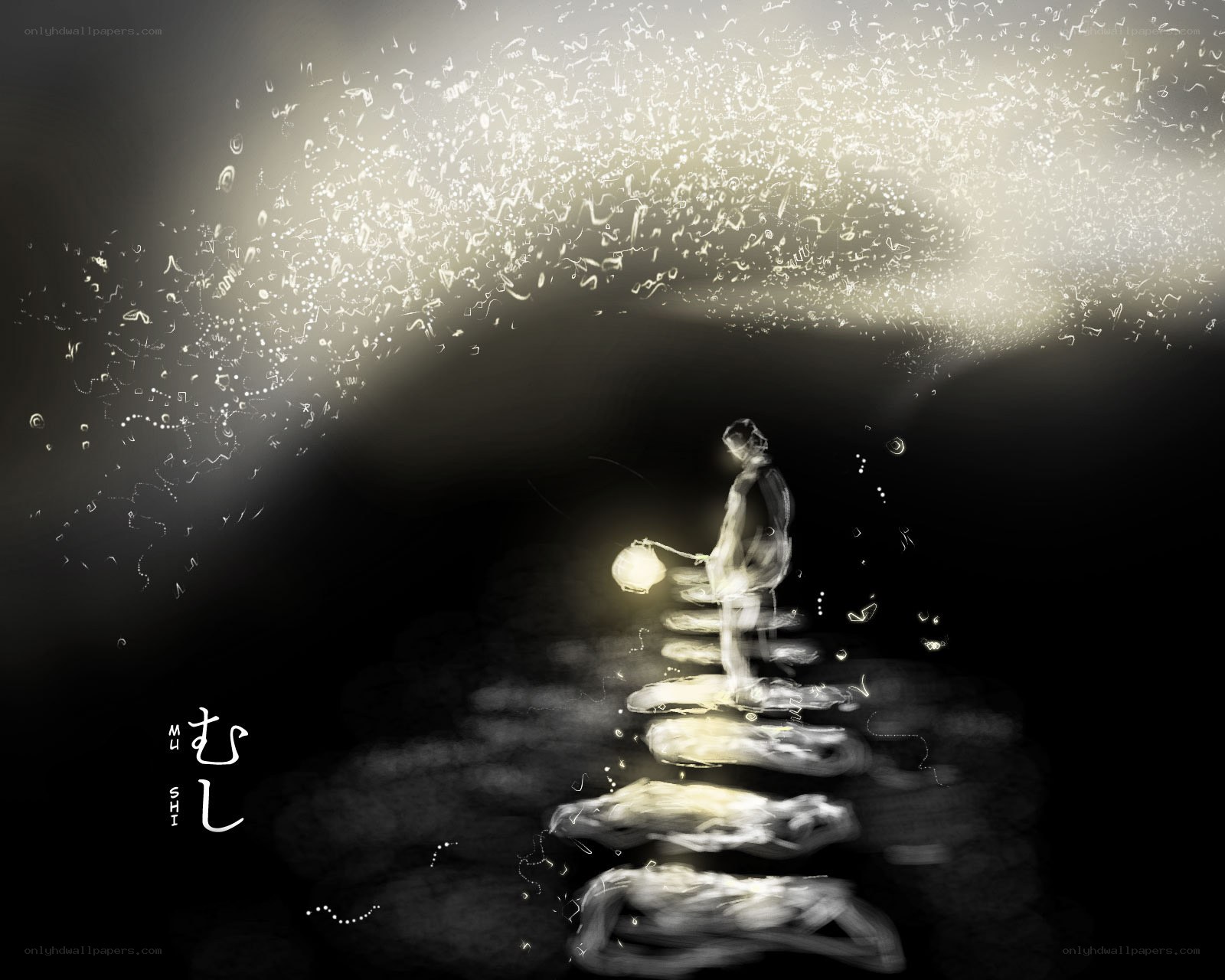 spiritual journey with lantern