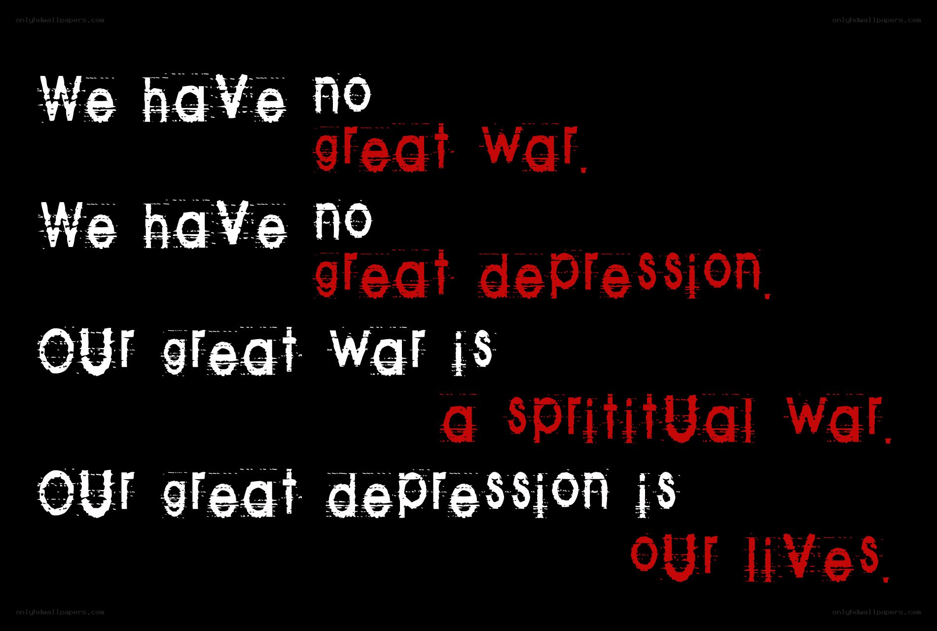spiritual war quote