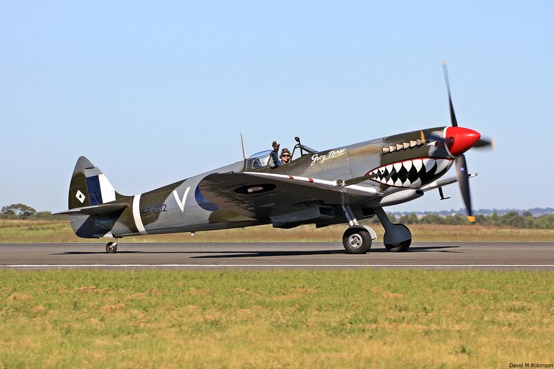 Spitfire Aircraft on Runway