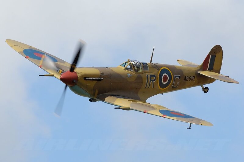 Spitfire Fighter Plane — Blue