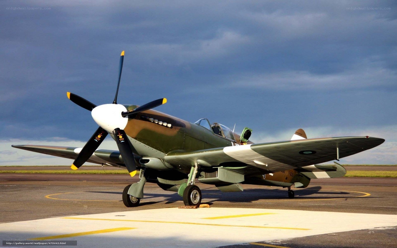 Spitfire on the tarmac