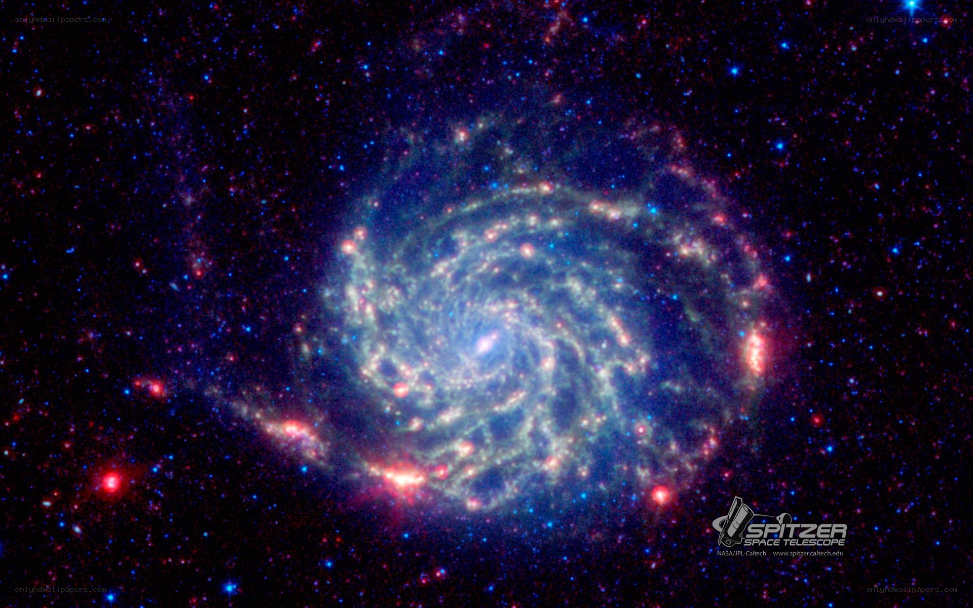 Spitzer Space Telescope galaxy image