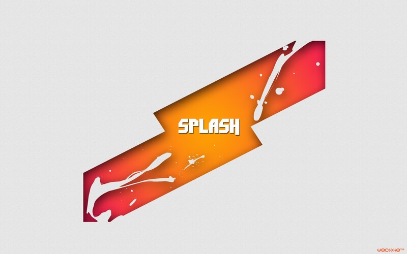 splash logo design