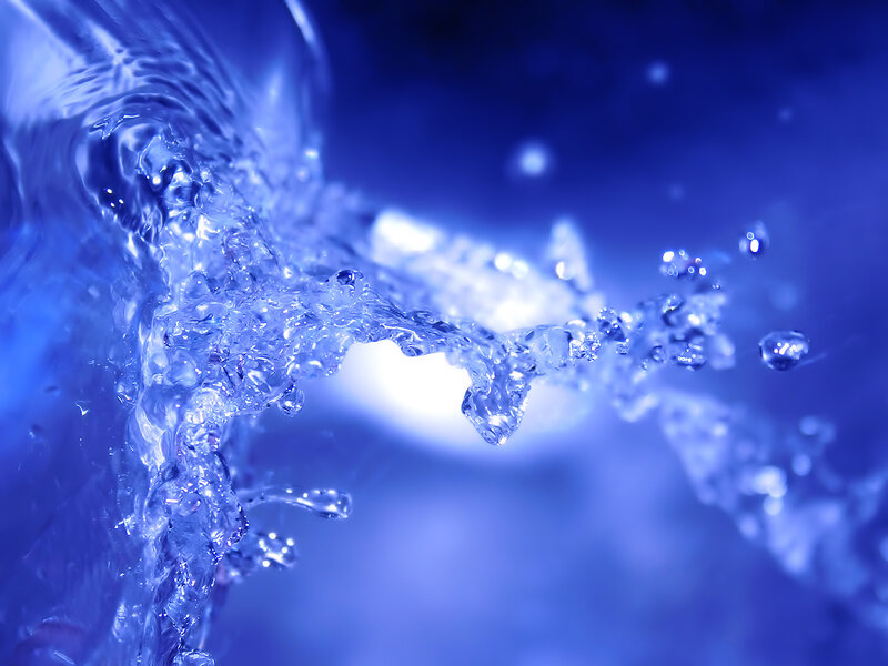Splashing Water Droplets — Photograph