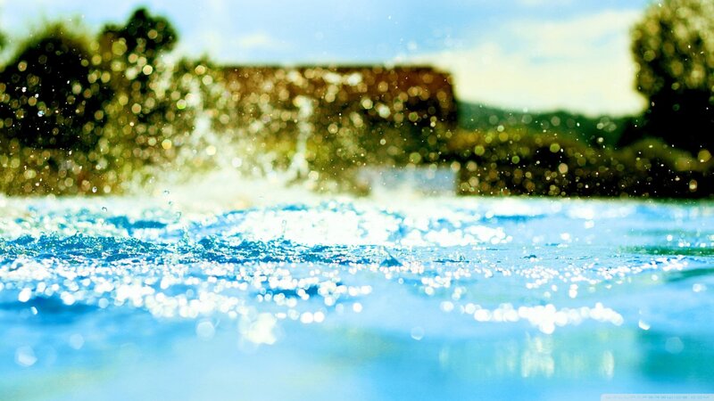 Splashing Water Surface