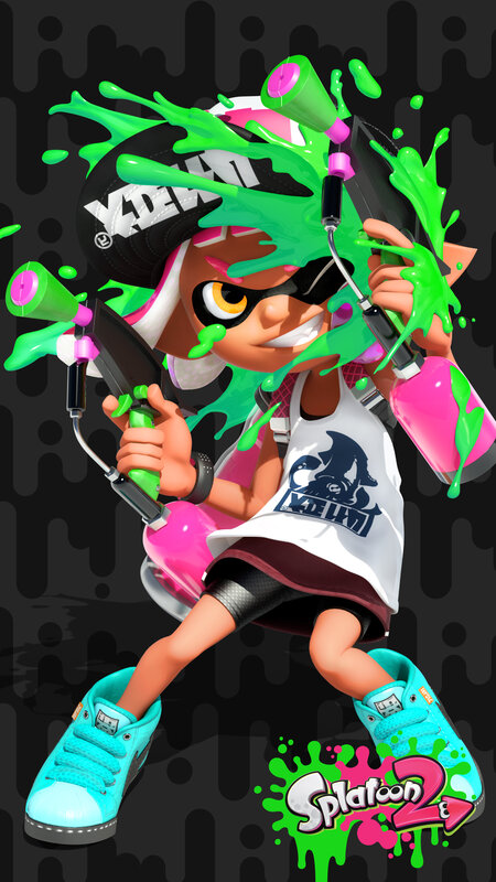 Splatoon Character in Action