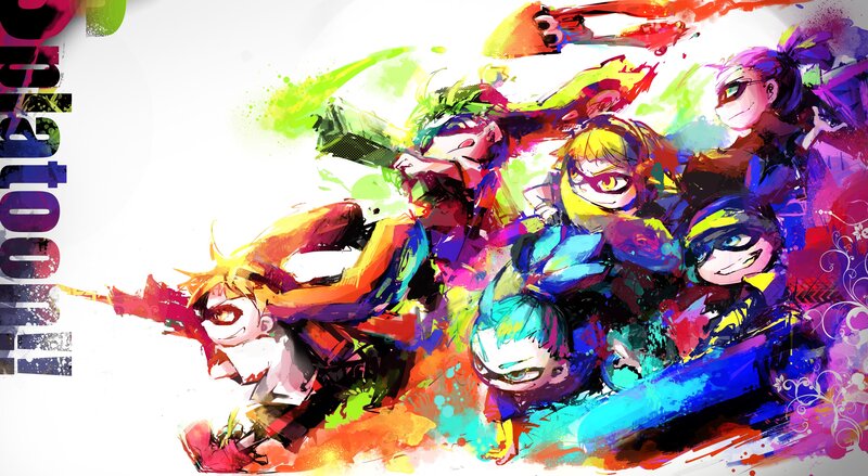 Splatoon Characters in Action