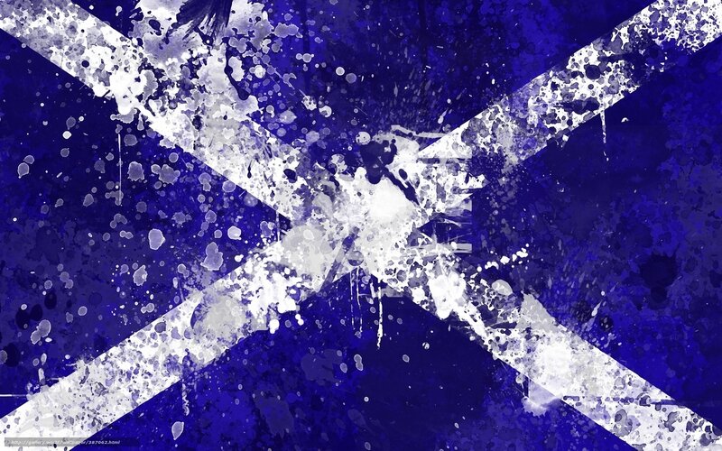 Splattered Flag Design