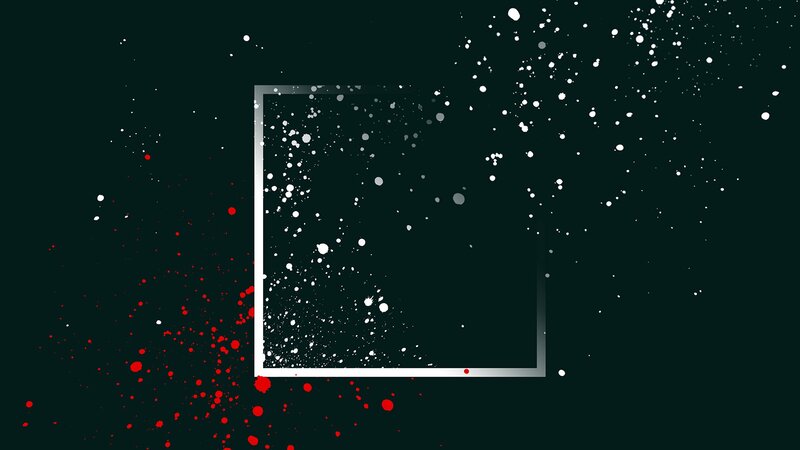 Splattered Paint on Dark Background