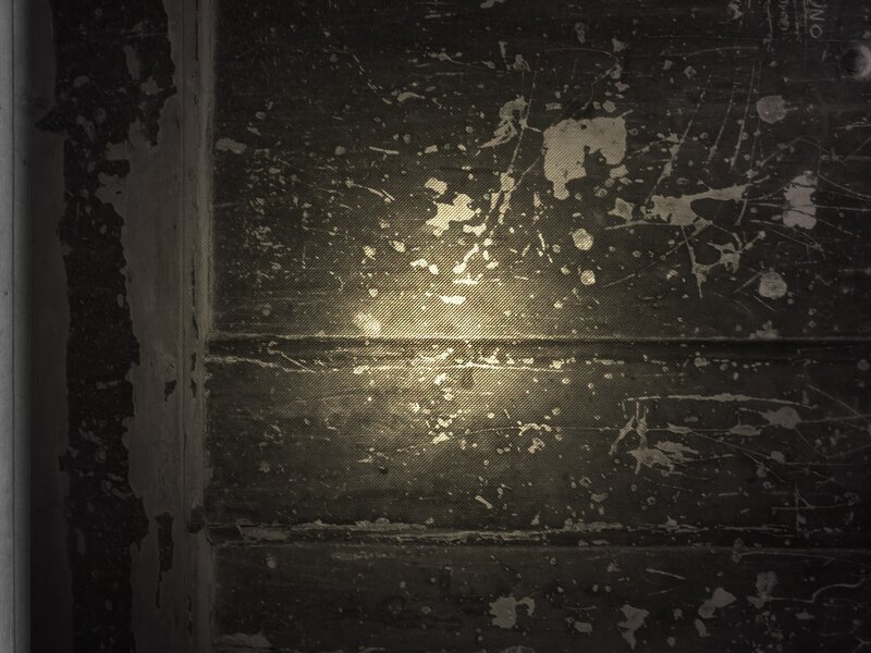 Splattered Wooden Door