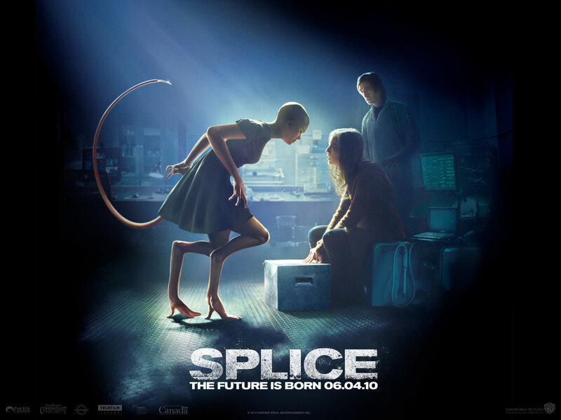 Splice movie poster