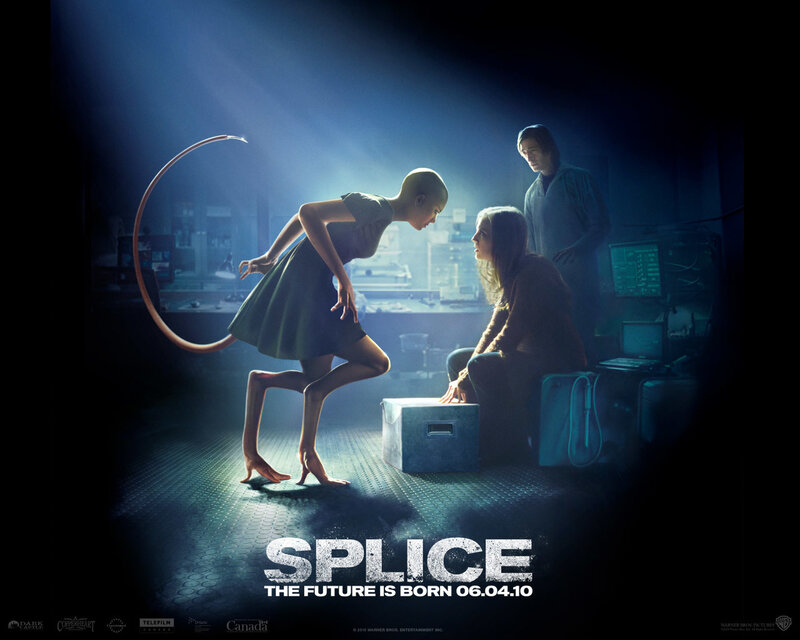 Splice movie poster