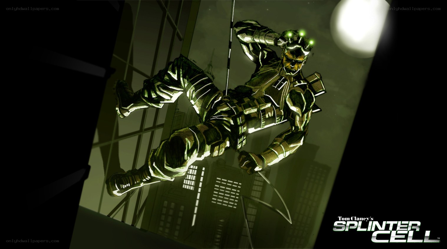 Splinter Cell character in action